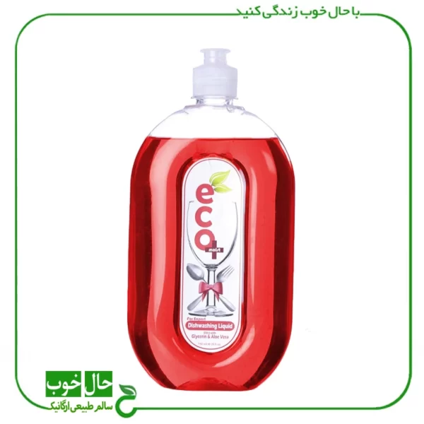 مایع ظرفشویی قرمز اکو ـ  750 سی سی