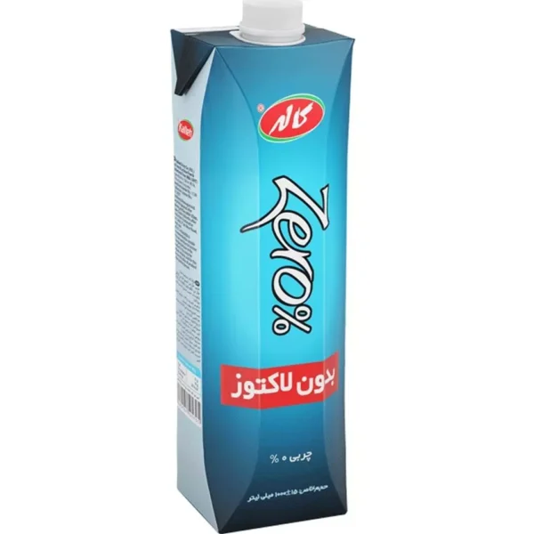 شیر بدون لاکتوز و چربی کاله 1 لیتری