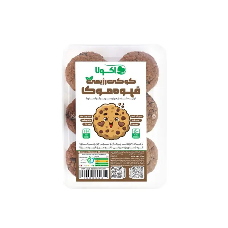 Mocha Coffee Diet Cookie کوکی رژیمی قهوه موکا