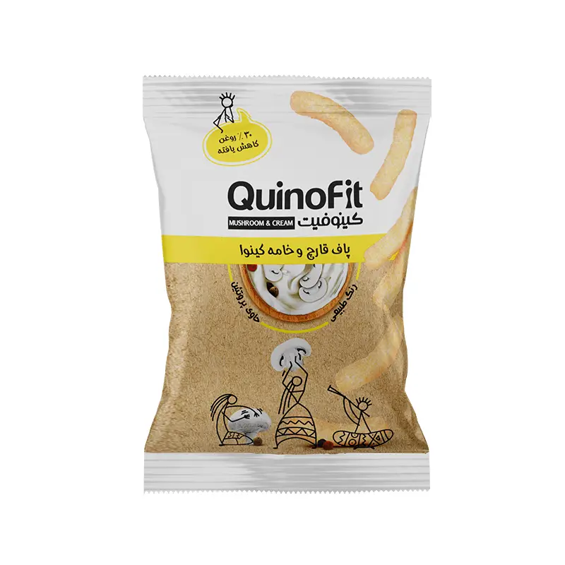 Mushroom and cream quinoa puff پاف کینوا قارچ و خامه - Image 1