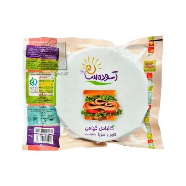 کالباس گیاهی دودی آسوده سازان (300 گرم)