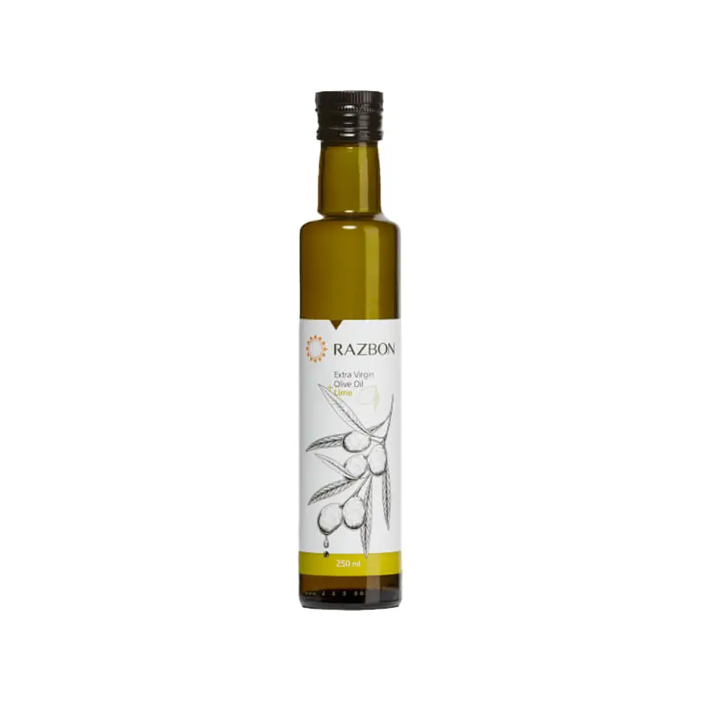 lemon oil روغن زیتون فرابکر با طعم لیمو ترش رز بن