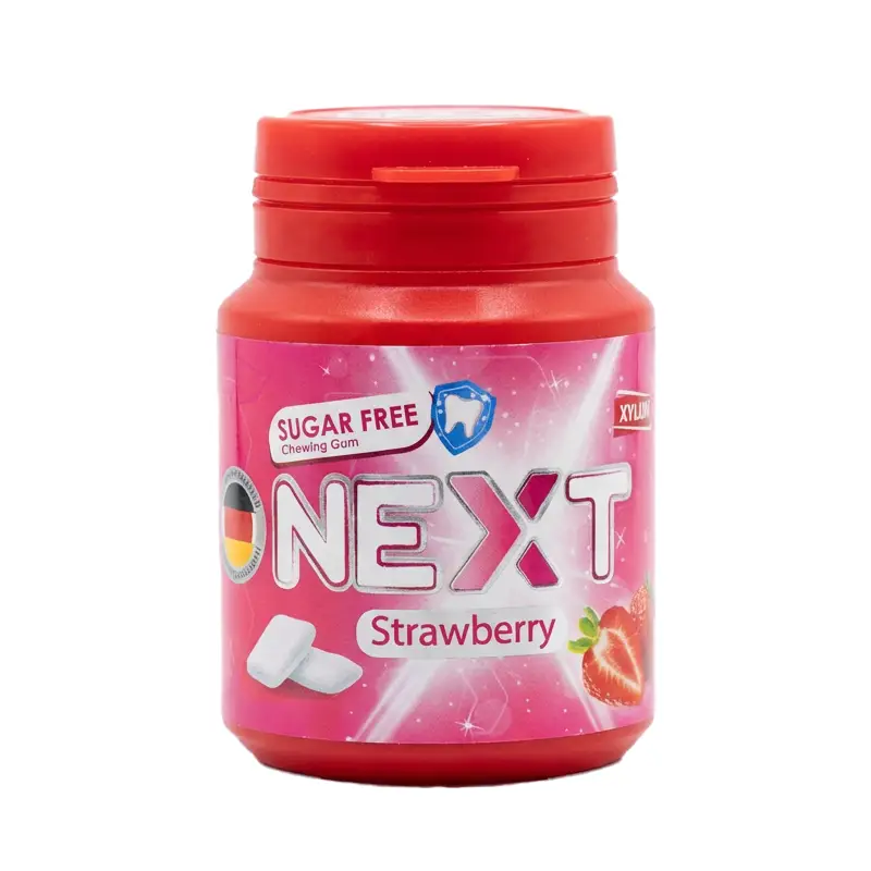 next tootfarangii آدامس بدون شکر next با طعم توت فرنگی