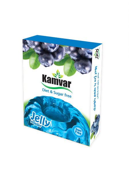 ژله بلوبری 36 گرم کامور