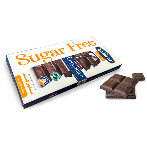 شکلات تخته ای بدون قند کامور