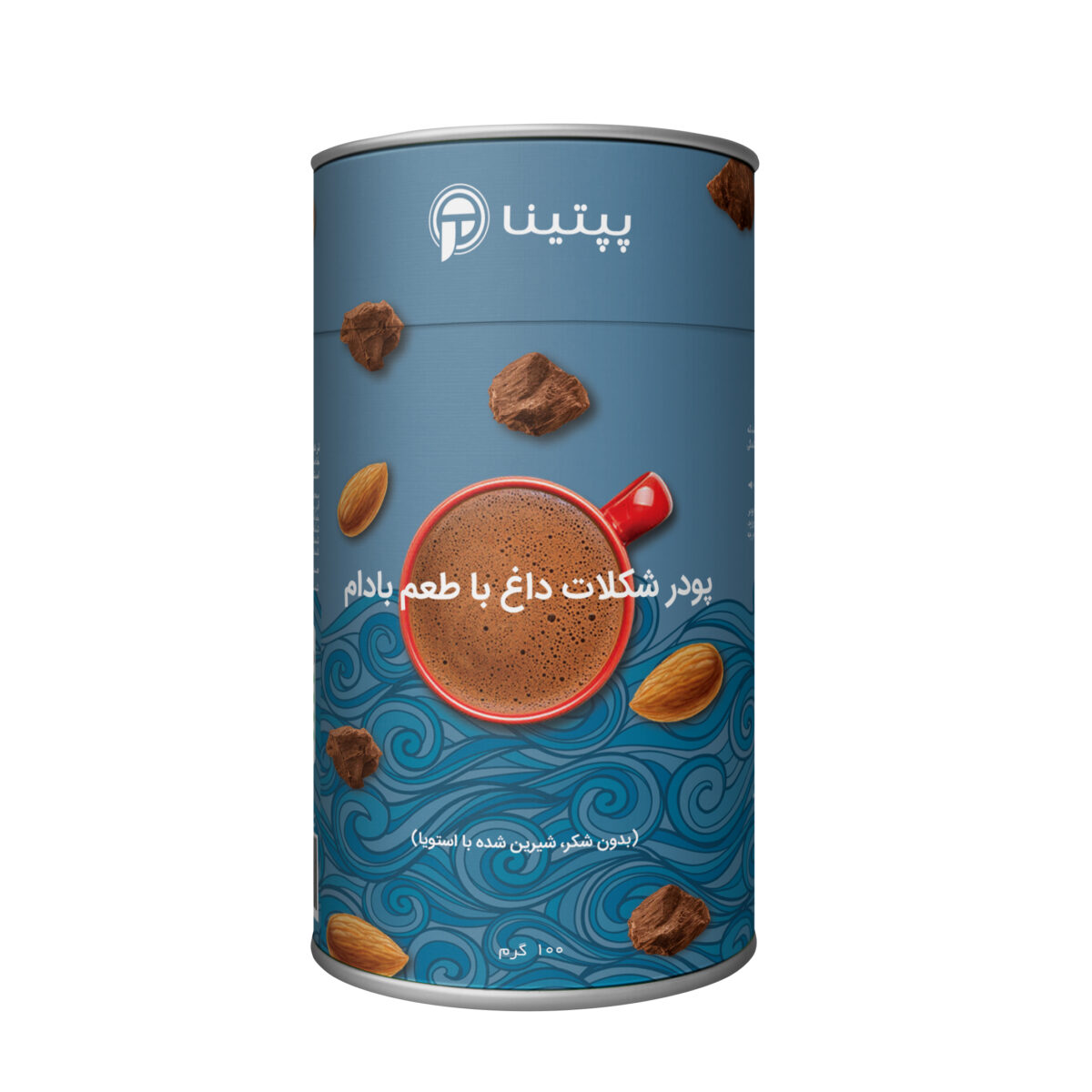 پودر شکلات داغ با طعم بادام 100 گرم پپتینا - Image 1