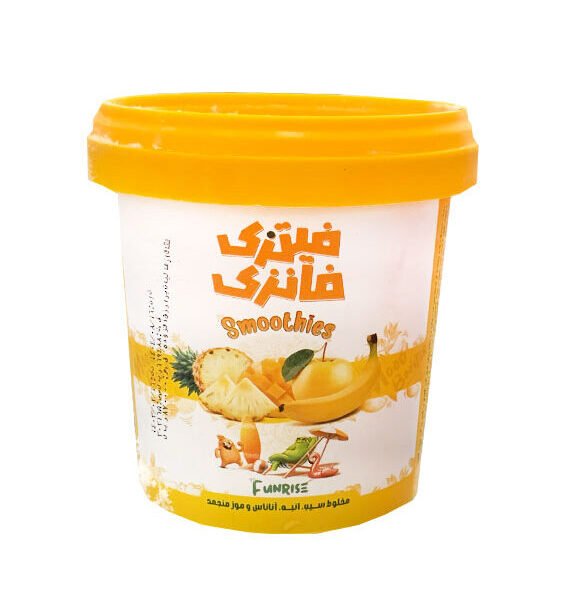مخلوط منجمد سیب انبه آناناس موز ـ فیتزی فانزی