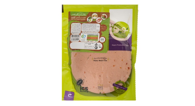 -نوپرو.jpg کالباس گیاهی میکس نوپرو مقدار 300 گرم - Image 1