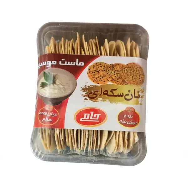 نان خشک سکه ای جودوسر و دانه چیا برکت