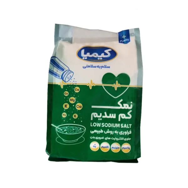 نمک کم سدیم کیمیا_ 1000گرم(حاوی پتاسیم)