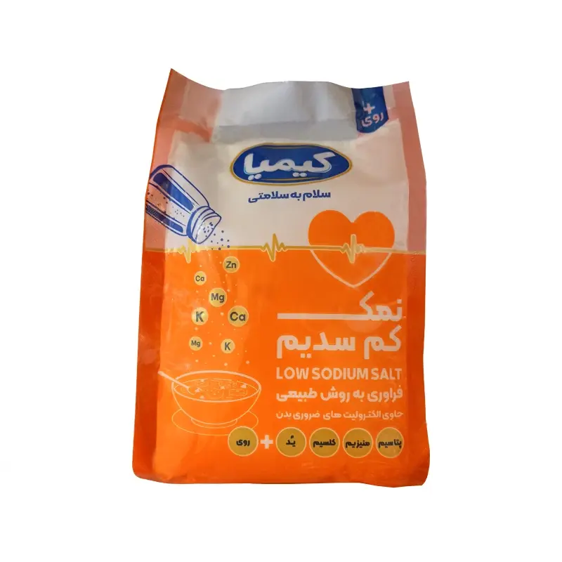 نمک کم سدیم کیمیا_ 500 گرم(حاوی روی) نمک کم سدیم کیمیا_ 500 گرم(حاوی روی)