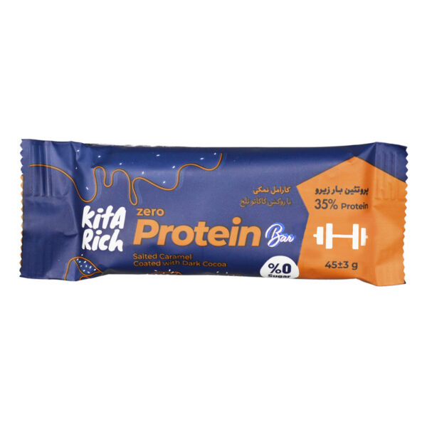 کیتا پروتئین بار زیروکارامل نمکی 45 گرم