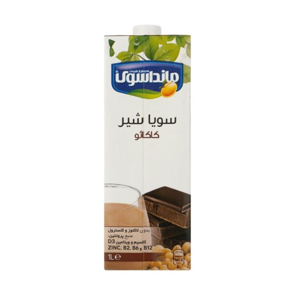 شیر سویا کاکائو مانداسوی 1 لیتر