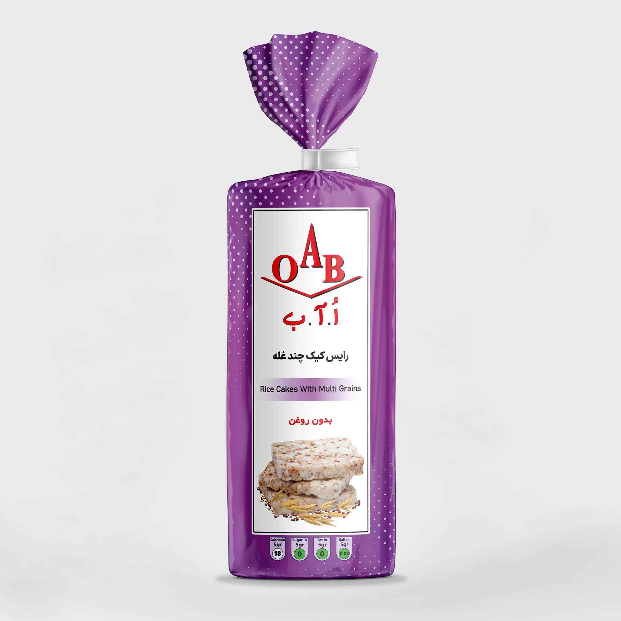 -چندغله1.jpg رایس کیک چند غله اوآب - Image 1