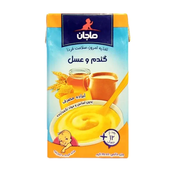 غذای کودک گندم و عسل ماجان 140 گرم
