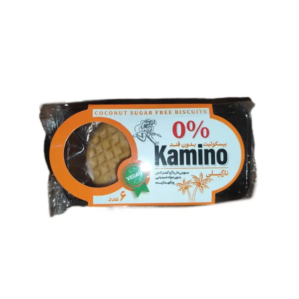 بیسکویت بدون قند نارگیلی کامینو