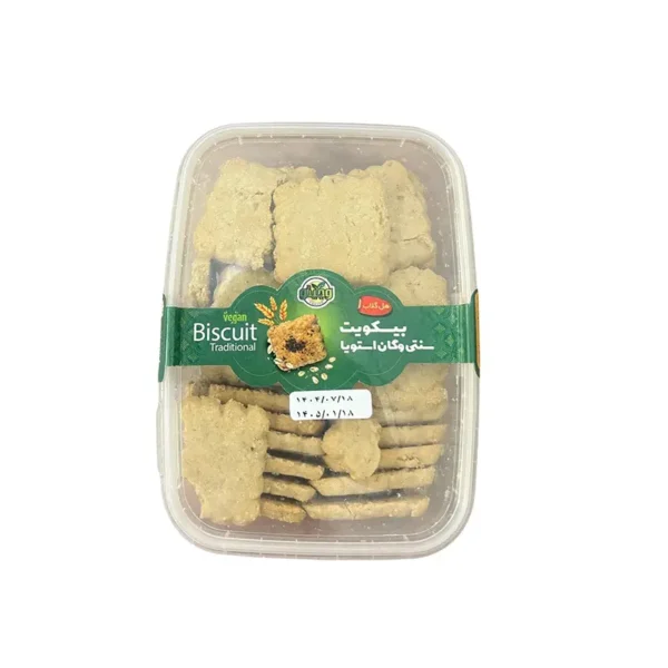بیسکویت هل و گلاب شیرین شده با استویا وجیتو 300 گرم