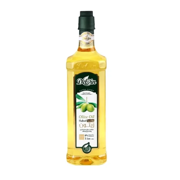 روغن زیتون بدون بو دلوین 1 لیتر
